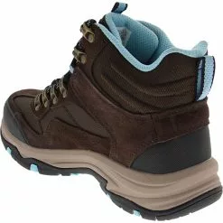 Skechers Trego Mid Waterproof Hiking Boots - Womens Chocolate -Rogan‘s Shoes shop SK 167008 CHO3