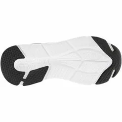 Skechers Max Cushion Elite Walking Shoes - Womens Black White -Rogan‘s Shoes shop SK 17693 BWH4