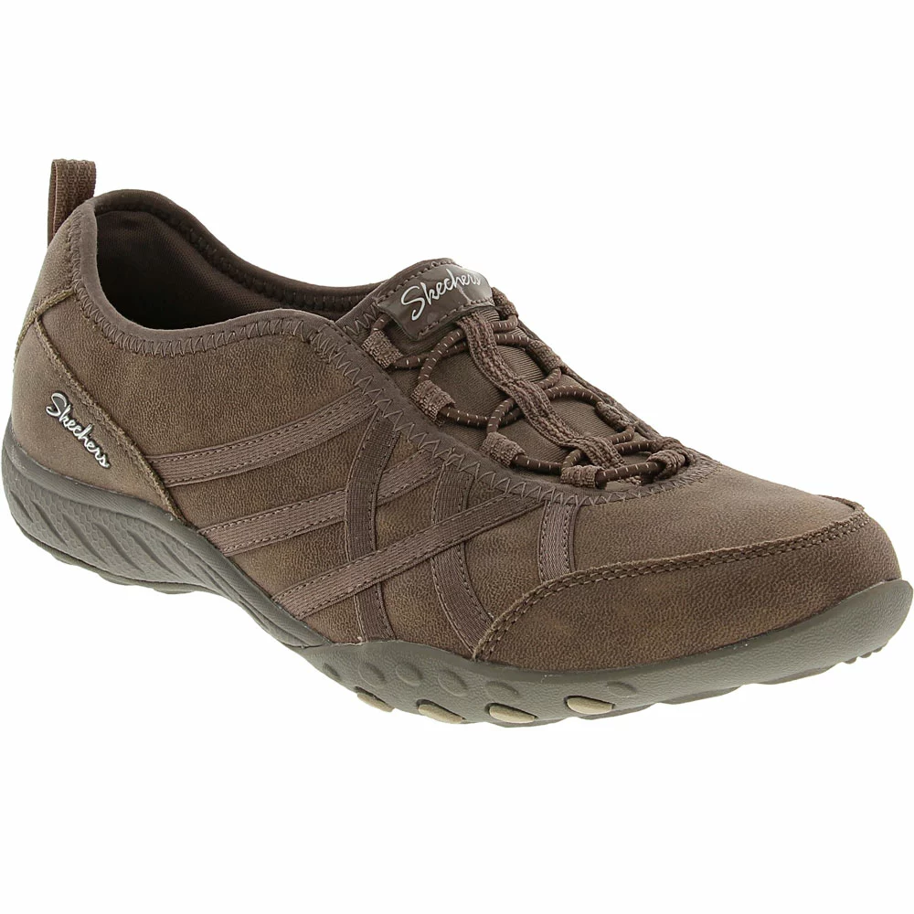 Skechers Breathe Easy Days End Slip On Casual Shoes - Womens Taupe 2 Skechers Breathe Easy Days End Slip On Casual Shoes - Womens Taupe - Image 2