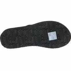 Skechers Meditation Daisy Delig Flip Flops - Womens Black -Rogan‘s Shoes shop SK 31559 BLK4