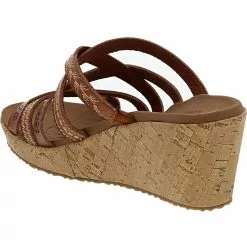 Skechers Beverlee Sandals - Womens Brown 6 Skechers Beverlee Sandals - Womens Brown -Rogan‘s Shoes shop SK 31714 BRN3