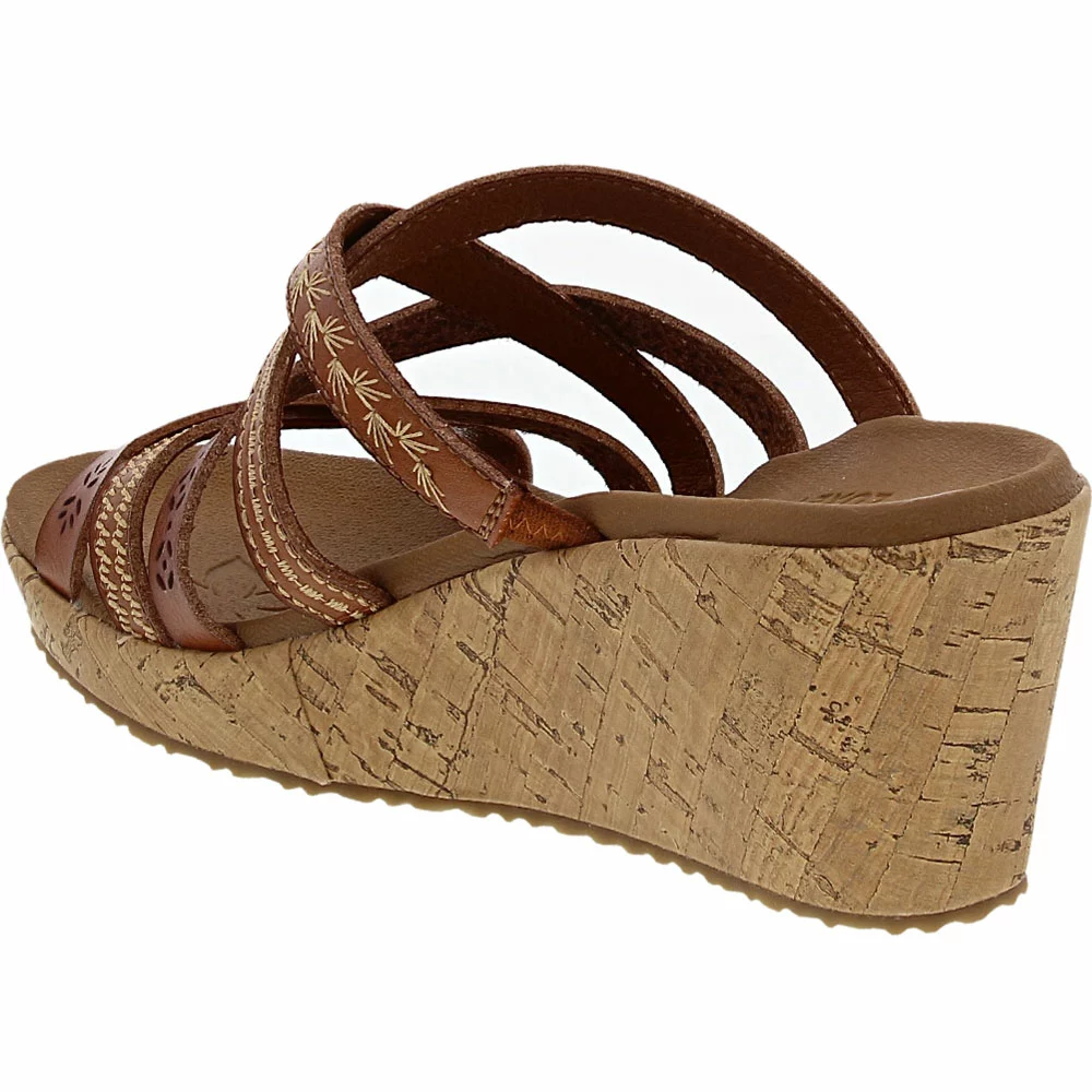 Skechers Beverlee Sandals - Womens Brown 3 Skechers Beverlee Sandals - Womens Brown - Image 3