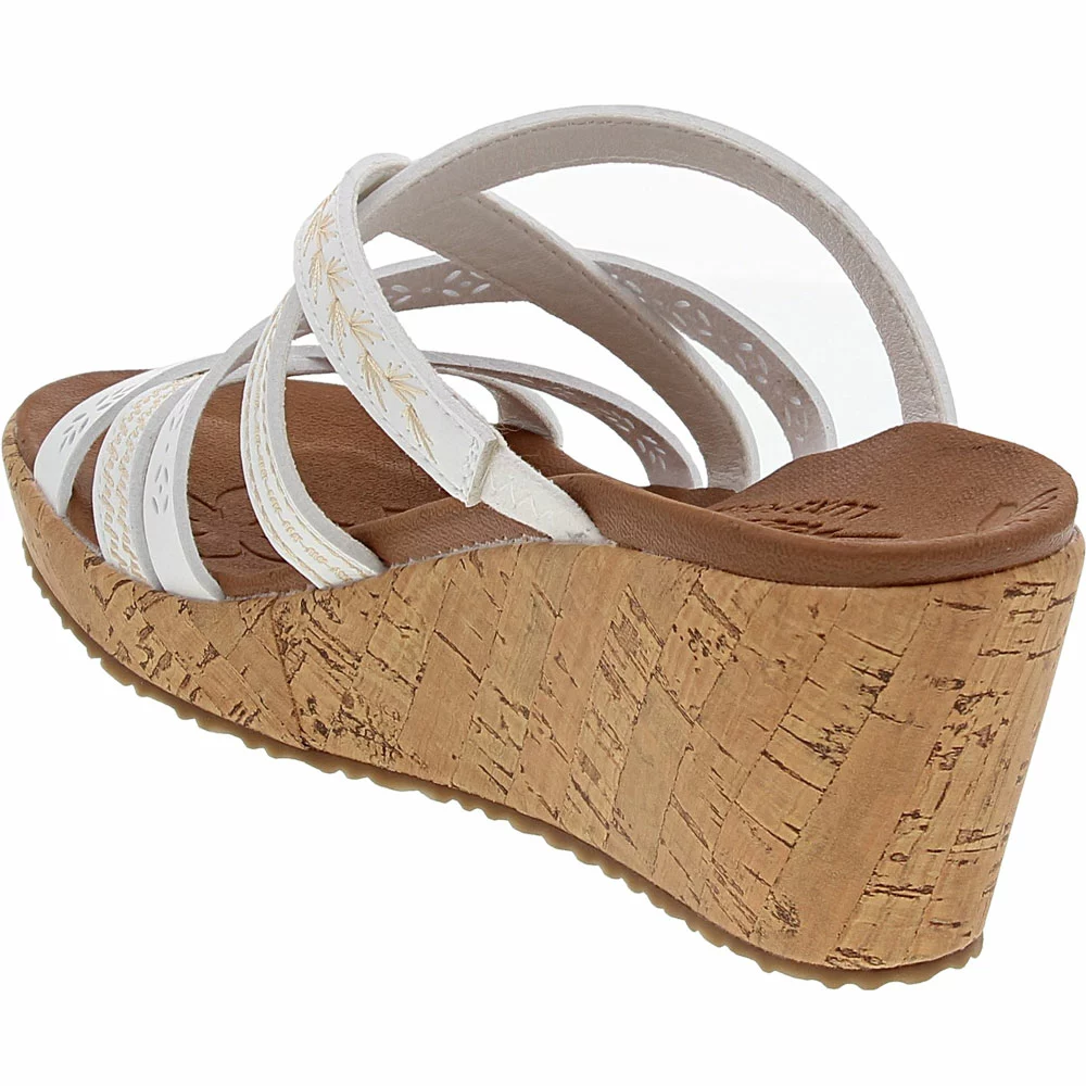 Skechers Beverlee Sandals - Womens White 3 Skechers Beverlee Sandals - Womens White - Image 3
