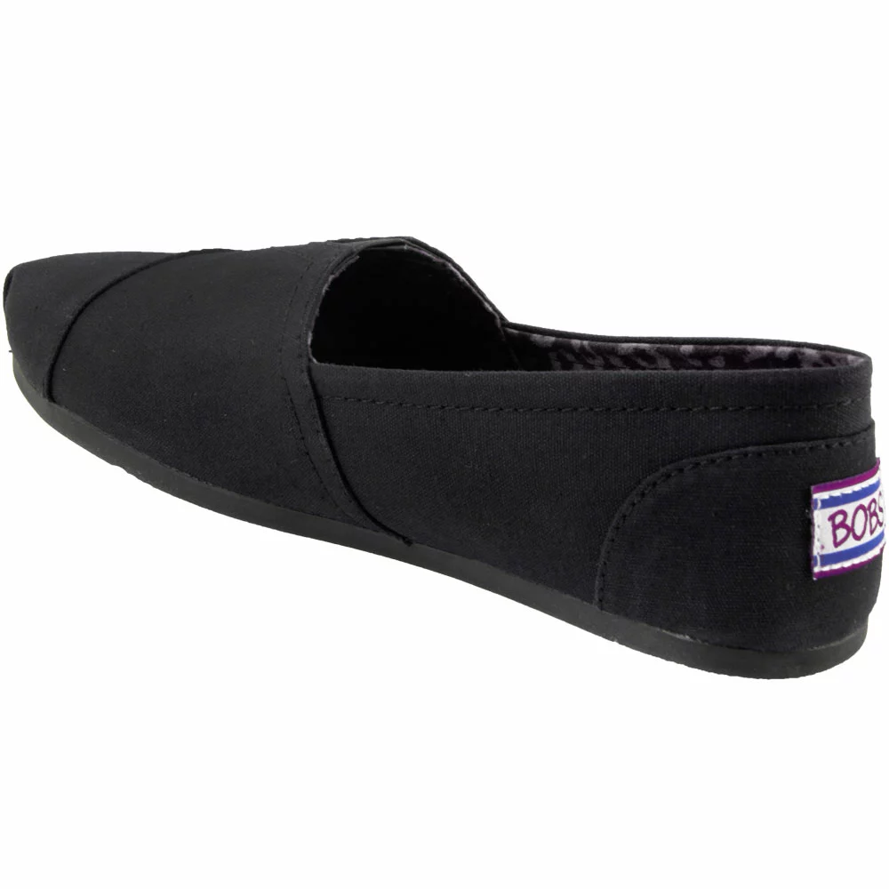 Skechers Bobs Plush Peace Love Slip On Casual Shoes - Womens Black 3 Skechers Bobs Plush Peace Love Slip On Casual Shoes - Womens Black - Image 3