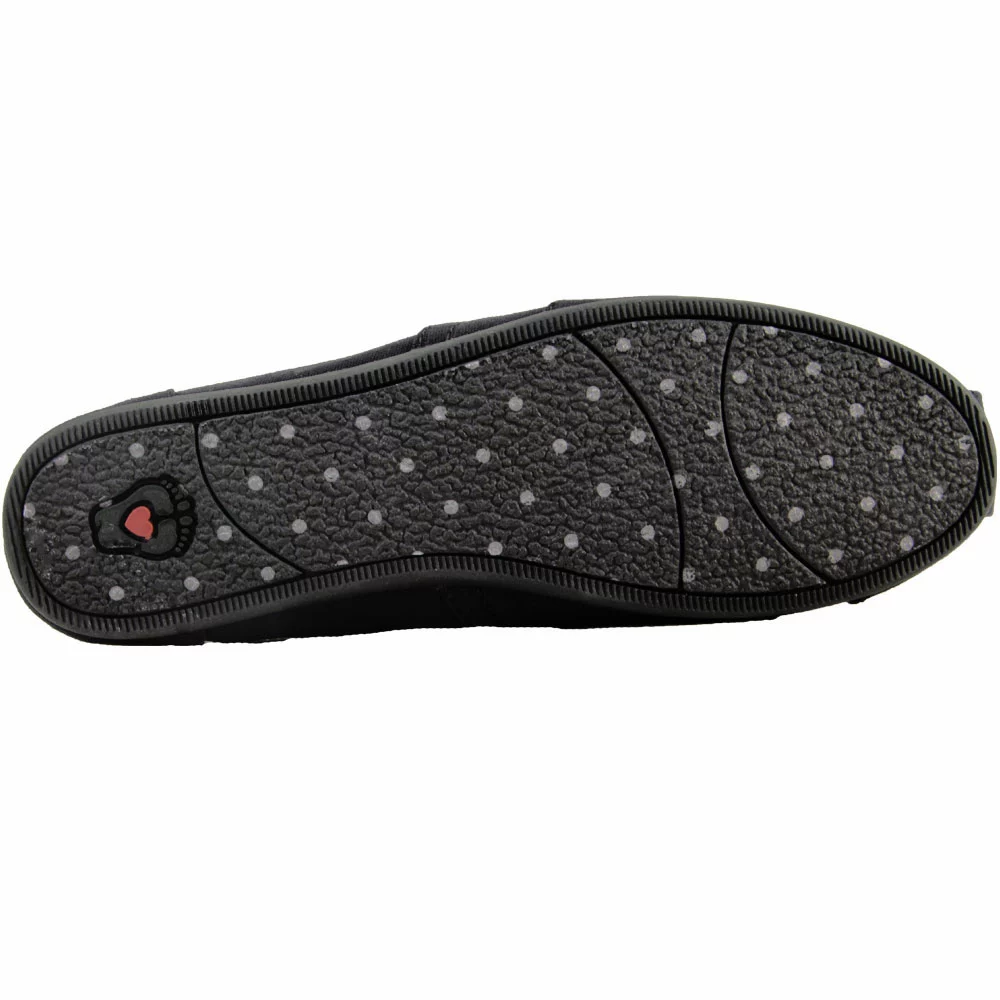 Skechers Bobs Plush Peace Love Slip On Casual Shoes - Womens Black 4 Skechers Bobs Plush Peace Love Slip On Casual Shoes - Womens Black - Image 4