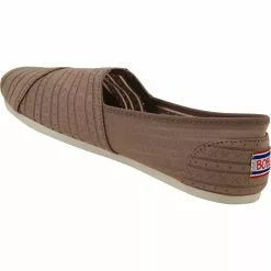 Skechers Bobs Plush Urban Rose Slip On Casual Shoes - Womens Taupe -Rogan‘s Shoes shop SK 34240 TPE3