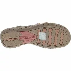 Skechers Reggae Sew Me Sandals - Womens Taupe -Rogan‘s Shoes shop SK 41113 TPE4