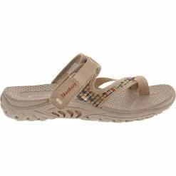 Skechers Reggae Mad Swag Flip Flops - Womens Natural