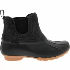 Skechers Pond Staying Dry Rubber Boots - Womens Black Charcoal
