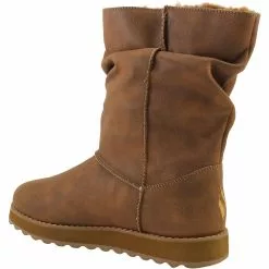 Skechers Keepsakes 2 Upland Winter Boots - Womens Chestnut -Rogan‘s Shoes shop SK 44613 TAN3