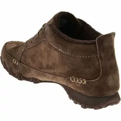Skechers Bikers Lineage Casual Boots - Womens Chocolate -Rogan‘s Shoes shop SK 44706 CHO3