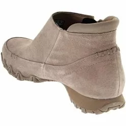 Skechers Bikers Zip Casual Boots - Womens Mushroom -Rogan‘s Shoes shop SK 44721 TAN3