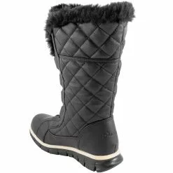 Skechers Synergy Real Estate Winter Boots - Womens Black -Rogan‘s Shoes shop SK 44993 BLK3
