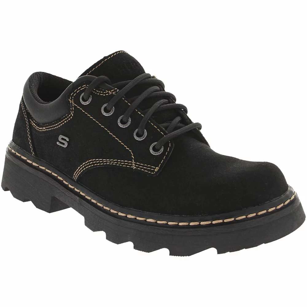 Skechers Parties - Mate Oxford Casual Shoes - Womens Black 2 Skechers Parties - Mate Oxford Casual Shoes - Womens Black - Image 2