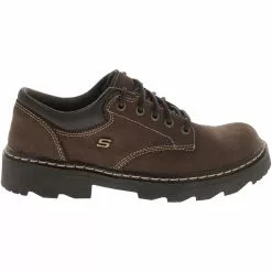 Skechers Parties - Mate Oxford Casual Shoes - Womens Chocolate