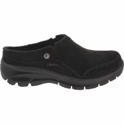 Skechers Easy Going Latte Slip On Casual Shoes - Womens Black