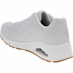 Skechers Uno Stand On Air Lifestyle Shoes - Womens White 6 Skechers Uno Stand On Air Lifestyle Shoes - Womens White -Rogan‘s Shoes shop SK 73690 WHT3