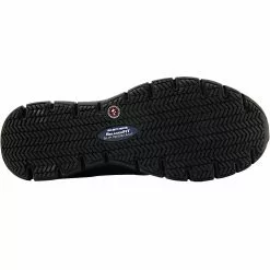 Skechers Work Erath Non-Safety Toe Work Shoes - Womens Black -Rogan‘s Shoes shop SK 76576 BLK4
