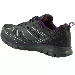 Skechers Work Synergy Algonac Steel Toe Work Shoes - Womens Grey 6 Skechers Work Synergy Algonac Steel Toe Work Shoes - Womens Grey -Rogan‘s Shoes shop SK 77207 GRY3