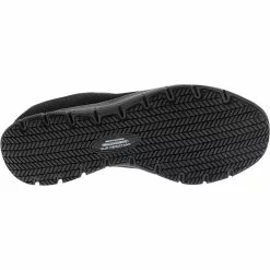 Skechers Work Bronaugh Non-Safety Toe Work Shoes - Womens Black 7 Skechers Work Bronaugh Non-Safety Toe Work Shoes - Womens Black -Rogan‘s Shoes shop SK 77210 BLK4