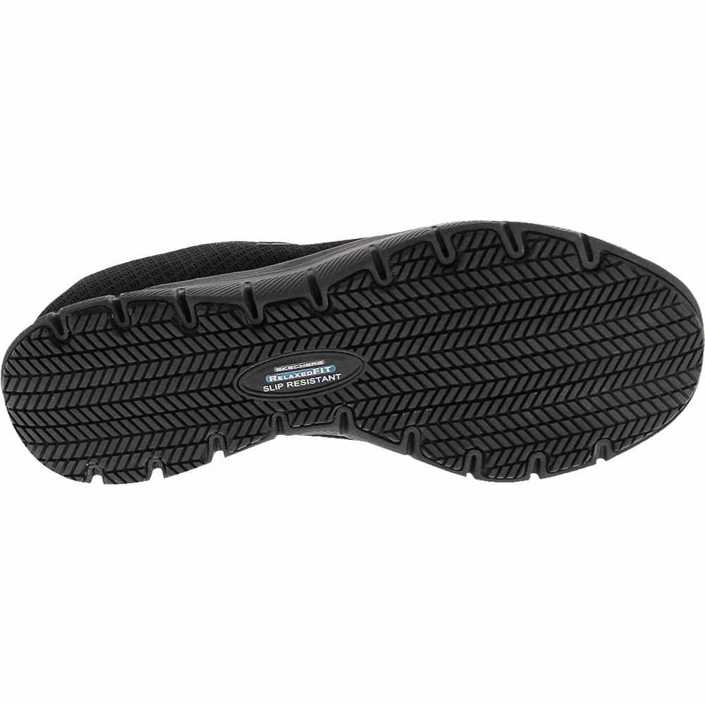 Skechers Work Bronaugh Non-Safety Toe Work Shoes - Womens Black 4 Skechers Work Bronaugh Non-Safety Toe Work Shoes - Womens Black - Image 4