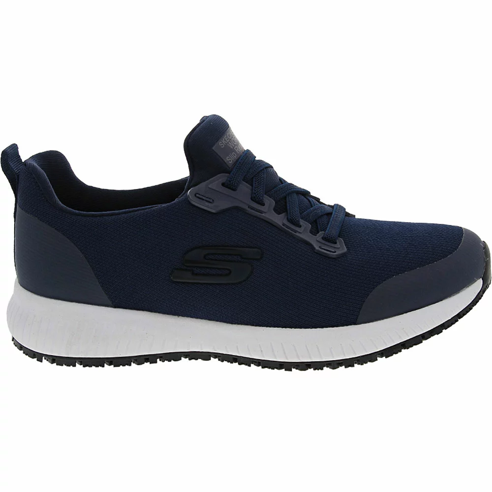 Skechers Work Squad Sr Non-Safety Toe Work Shoes - Womens Navy 1 Skechers Work Squad Sr Non-Safety Toe Work Shoes - Womens Navy