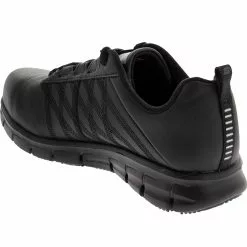Skechers Work Martley Safety Toe Work Shoes - Womens Black -Rogan‘s Shoes shop SK 77242 BLK3