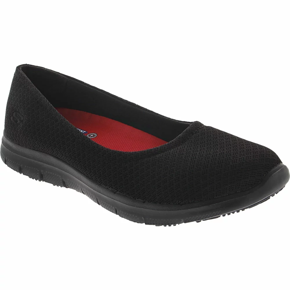 Skechers Work Ghenter Niota Non-Safety Toe Work Shoes - Womens Black 2 Skechers Work Ghenter Niota Non-Safety Toe Work Shoes - Womens Black - Image 2