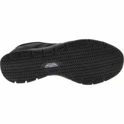 Skechers Work Dagsby Non-Safety Toe Work Shoes - Womens Black -Rogan‘s Shoes shop SK 77283 BLK4