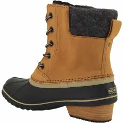 Sorel Boots Sorel Slimpack 2 Lace Winter Boots - Womens Elk Black -Rogan‘s Shoes shop SL 1702251 TAN3