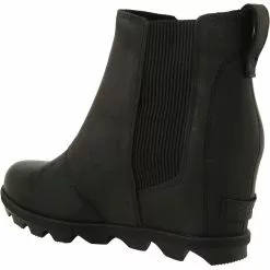 Sorel Boots Sorel Joan Of Arc Wedge 2 Casual Boots - Womens Black -Rogan‘s Shoes shop SL 1808551 BLK3