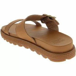 Sorel Boots Sorel Roaming Buckle Slide Sandals - Womens Camel Brown -Rogan‘s Shoes shop SL 1897011 BRN3