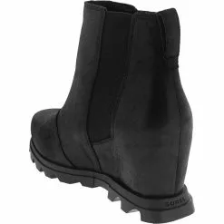 Sorel Boots Sorel Joan Of Arctic Wedge 3 Chelsea Boot - Womens Black -Rogan‘s Shoes shop SL 1951131 BLK3