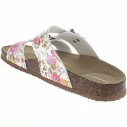 Madden Girl Brando Sandals - Womens White Floral -Rogan‘s Shoes shop SM BRANDO FLR3