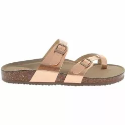Madden Girl Bryceee Flip Flops - Womens Rose Gold