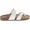 Madden Girl Bryceee Flip Flops - Womens White