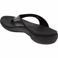 Spenco Insoles Spenco Yumi Thong Flip Flops - Womens Black -Rogan‘s Shoes shop SN 39920 BLK3
