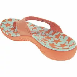 Spenco Insoles Spenco Yumi Ocean Thong Flip Flops - Womens Coral -Rogan‘s Shoes shop SN SP1072 COR3