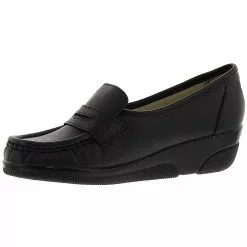 Softspots Pennie Slip On Casual Shoes - Womens Black -Rogan‘s Shoes shop SS 103801 BLK3