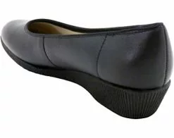 Softspots Stephanie Wedge Comfort Dress Shoes - Womens Black -Rogan‘s Shoes shop SS 105101 BLK3
