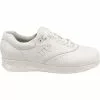 Softspots Marathon Oxford Casual Shoes - Womens White