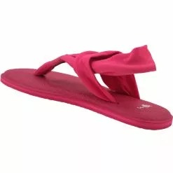Sanuk Yoga Sling 2 Spectrum Flip Flops - Womens Pink -Rogan‘s Shoes shop SU 1020273 PNK3