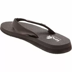 Sanuk Yoga Mat Daily Flip Flops - Womens Brown -Rogan‘s Shoes shop SU 1096330 BRN3