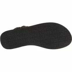 Sanuk Yoga Sling 2prints Flip Flops - Womens Skyland Brown -Rogan‘s Shoes shop SU 1100698 BRN4