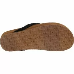Sanuk She Loungy Hemp Flip Flops - Womens Black -Rogan‘s Shoes shop SU 1116475 BLK4