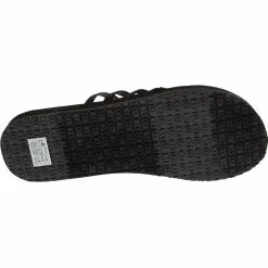 Sanuk Rio Slide Flip Flops - Womens Black -Rogan‘s Shoes shop SU 1119302 BLK4