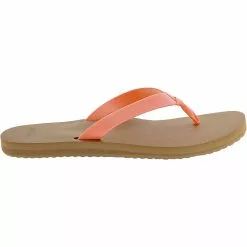Sanuk Ashland St Flip Flops - Womens Coral