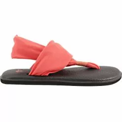 Sanuk Yoga Sling2 Flip Flops - Womens Coral