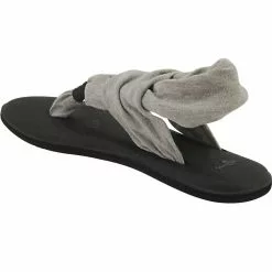 Sanuk Yoga Sling2 Flip Flops - Womens Grey -Rogan‘s Shoes shop SU SWS10001 GRY3