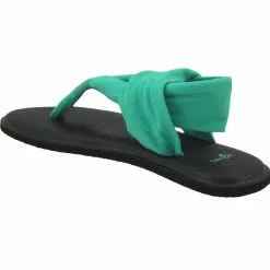 Sanuk Yoga Sling2 Flip Flops - Womens Opal 6 Sanuk Yoga Sling2 Flip Flops - Womens Opal -Rogan‘s Shoes shop SU SWS10001 TEL3